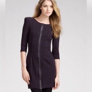 Beautiful Theory Susan Classical Navy Full Zip Body Con Dress Size 4